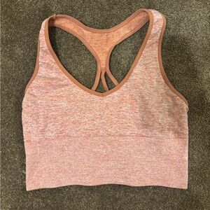 Women's Orange Sports Bra
